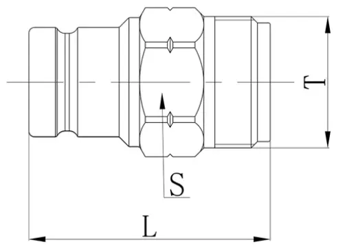 BOBCAT 2415 coupling dimensional drawing